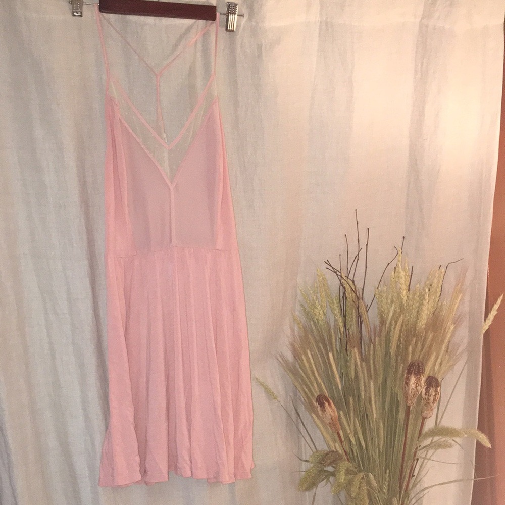 COPE / UO Pink Skater Dress